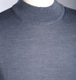 D'Avila L/S Mock Merino Wool Smooth Finish
