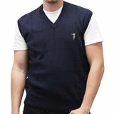 Men's Pullover Vest with embroidery