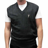 Men's Pullover Vest with embroidery