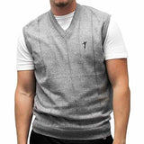 Men's Pullover Vest with embroidery