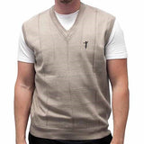 Men's Pullover Vest with embroidery