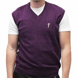 Men's Pullover Vest with embroidery