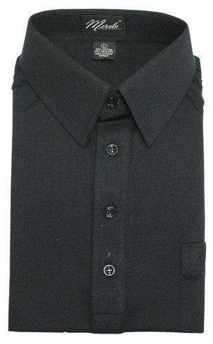 Merola Short Sleeve Pocket Polo Shirt - Black