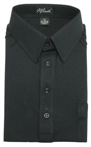 Merola Short Sleeve Pocket Polo Shirt - Black