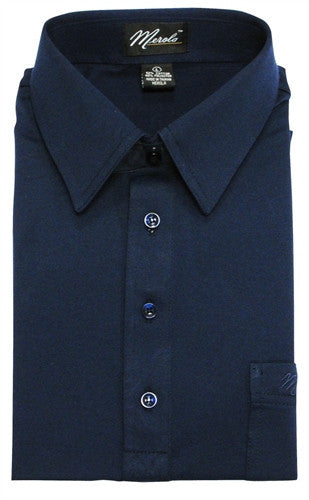 Merola Short Sleeve Pocket Polo Shirt -  Navy